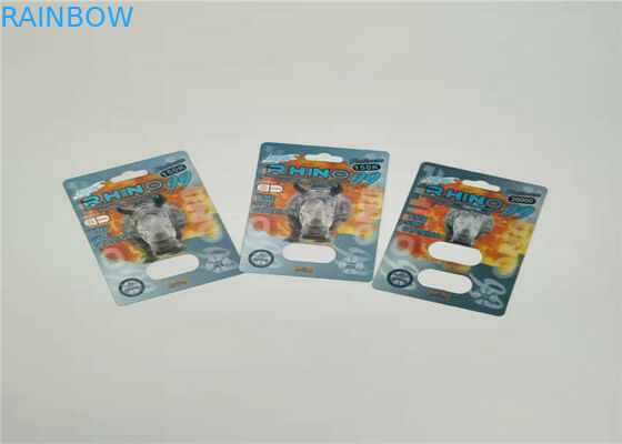 Effekt-Blasen-Karte des Mamba-3d, die kundengebundenes Drucken für Kapsel-Sex-Pillen verpackt