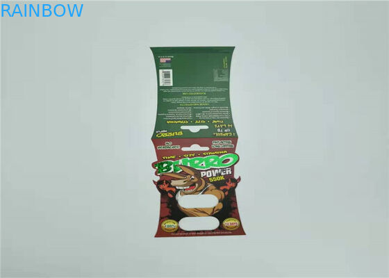 Blasen-Karten-Verpackenkapsel-Sex-Pillen-Plastikeinsatz-Karte des Nashorn-69-9000 für männliches Enhancemen