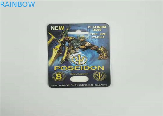 Freundliche Papierkarten-Schaukarton Eco des Blasen-Karten-Verpackennashorn-7 für männliche Vergrößerer-Kapsel