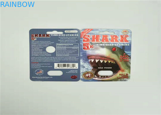 Freundliche Papierkarten-Schaukarton Eco des Blasen-Karten-Verpackennashorn-7 für männliche Vergrößerer-Kapsel