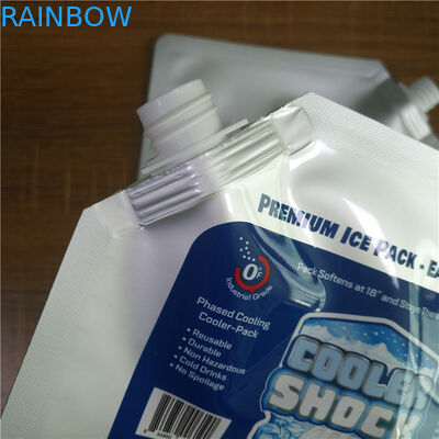 Wiederverwendbares Getränk stehen oben Reißverschluss-Beutel-biologisch abbaubare Lebensmittelverpackungs-Gewürz-Taschen mit Tülle