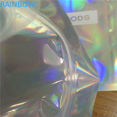 Das Kleidungs-Unterwäsche-Verpacken steht oben Reißverschluss-Beutels-schillerndes Funkeln-ganz eigenhändig geschrieben Reißverschluss