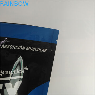 Stehen Sie oben Beutel-das Gewohnheit Druckimbiss-Taschen-Kaffee-Schokoladen-Pulver, das 5lb 2kg verpackt