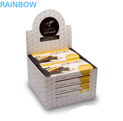 Gravüren-Druckpapier-Anzeigen-Faltschachtel-Einzelhandelsgeschäft-Regal-bereites Behälter-Verpacken