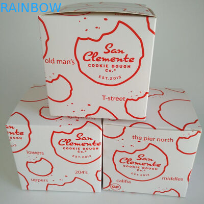 Gravüren-Druckpapier-Anzeigen-Faltschachtel-Einzelhandelsgeschäft-Regal-bereites Behälter-Verpacken