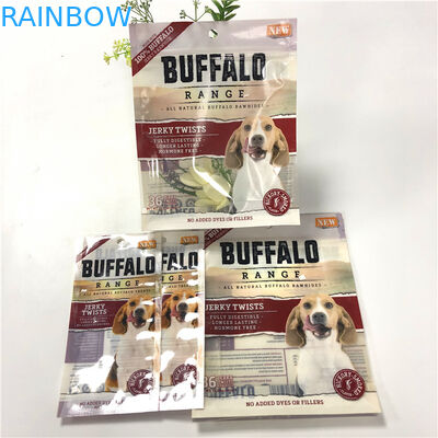 Starke Dichtungs-Geruch-Beweis-Nahrung- für Haustieretaschen-UVlogo gedruckt mit leichtöffnenden Riss-Kerben