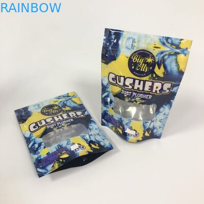 Plastik-Folien-Ölquellen-Taschen-Kräuterweihrauch-stehen Verpackenverpackungs-Pillen oben Beutel-Gewohnheits-Logo