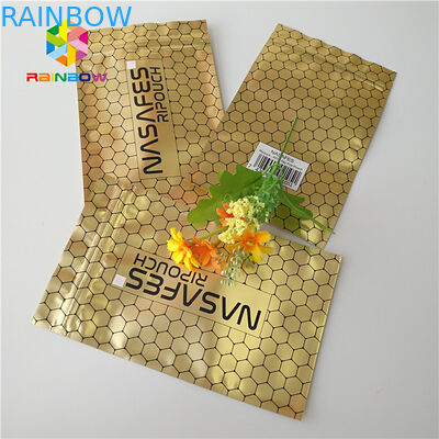 Die gedruckte Gewohnheit stehen oben Tabakpfeife-Taschen-Kraut-Plastikverwendung Beutel-Folien-Plastik mit Reißverschluss