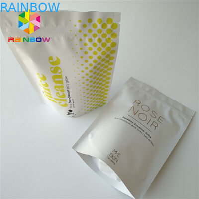 Reißverschluss Druckfolie stehen oben kosmetisches Verpackentaschen-Kokosnuss-/Kaffee-Körperpeeling