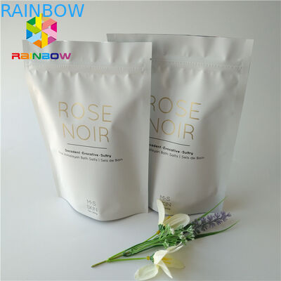 Reißverschluss Druckfolie stehen oben kosmetisches Verpackentaschen-Kokosnuss-/Kaffee-Körperpeeling