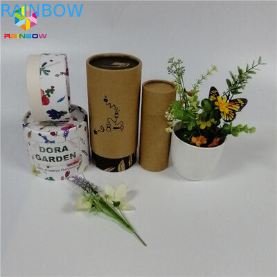 Biologisch abbaubares Nahrungsmittelgrad-Papierkasten-Verpackenpappröhre-Matt-Oberflächen-Ende