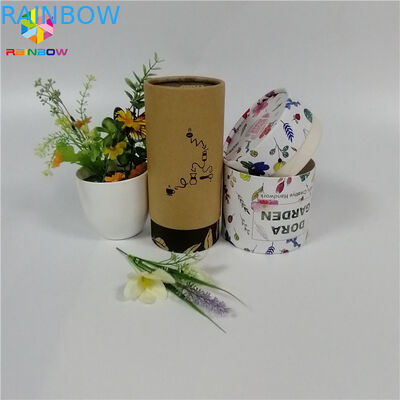 Biologisch abbaubares Nahrungsmittelgrad-Papierkasten-Verpackenpappröhre-Matt-Oberflächen-Ende