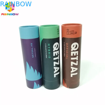 Der Kraftpapier-Kasten, der runde Form-kundenspezifisches Logo verpackt, druckte für Geschenk/Kosmetik/Nahrung