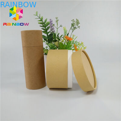 Der Tee-trockene Frucht-verpackende Papierkasten, der kundenspezifisches recyclebares verpackt, drücken Kraftpapier-Rohr hoch