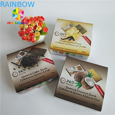 Rechteck-faltender Hologramm-Papierverpackenkasten für Kosmetik-Wimper-Bürsten-Gesichtsbehandlungs-Maske