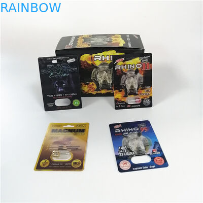 Sexuelle Verbesserungs-Pillen-Blasen-Karten-Verpackennashorn-Reihe für Pulver-Sex-Kapsel-Satz