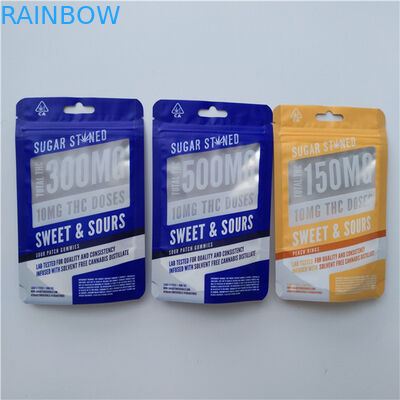 Wiederversiegelbare Aluminiumfolie-Zipverschluss-Taschen-Nahrung feuchtigkeitsfeste drei - Seite versiegelt