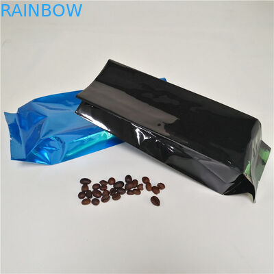 Aluminiumfolie-Seiten-Keil-Teebeutel, die Kaffee-Beutel-Heißsiegel mit Ventil verpacken