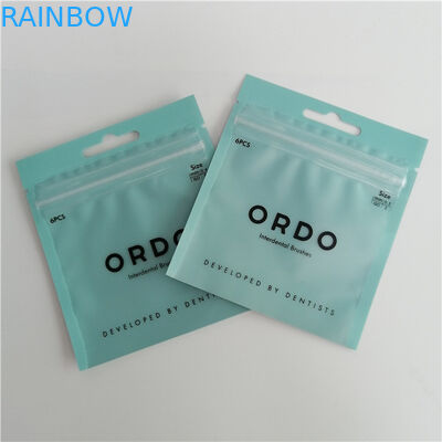 Aluminiumfolie-Zipverschluss-Plastikbeutel, welche die wiederversiegelbare Seite drei versiegelt verpacken