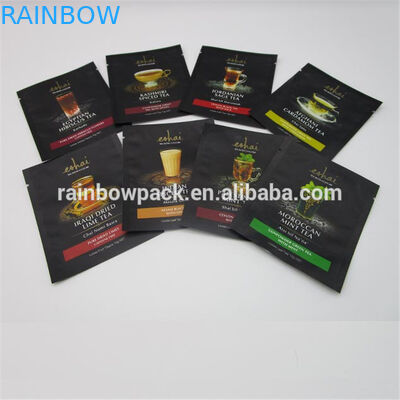 Wiederversiegelbare drei Seite Siegelaluminiumfolie-Zipverschluss-Taschen-Nahrung feuchtigkeitsfest