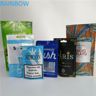 Plastikteebeutel mit Reißverschluss, die Taschen-wiederversiegelbares biologisch abbaubares für Nahrung/Trockenfrüchte verpacken