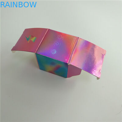 Schmuck-verpackendes Papierkasten-kundenspezifisches Drucken mit Holografie-ganz eigenhändig geschriebem Effekt