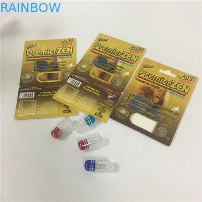 Recyclebare Blasen-Papierkarten-härteste Zeit-männliche Verbesserungs-sexueller Pillen-Kapsel-Kasten
