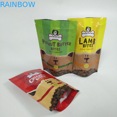 Digital-Drucken steht oben die Reißverschluss-Beutels-Nahrung für Haustiere, die Plastik verpackt