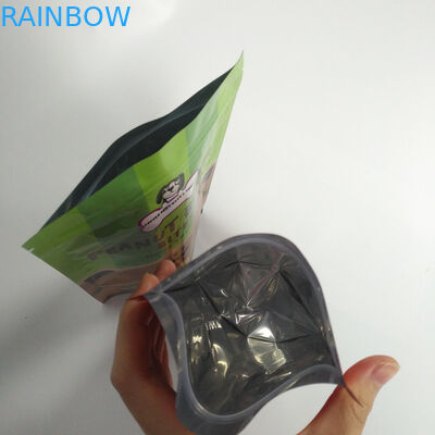 Digital-Drucken steht oben die Reißverschluss-Beutels-Nahrung für Haustiere, die Plastik verpackt