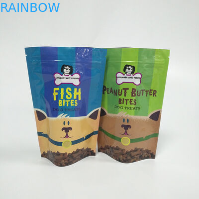 Digital-Drucken steht oben die Reißverschluss-Beutels-Nahrung für Haustiere, die Plastik verpackt