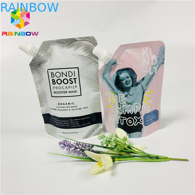 Doypack-Nahrungsmittelgrad stehen oben Beutel-wiederverwendbarer Reinigungsgel-flüssige Masken-im Gesichtverpackung