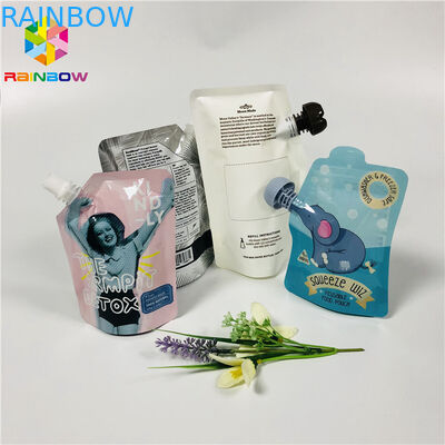 Doypack-Nahrungsmittelgrad stehen oben Beutel-wiederverwendbarer Reinigungsgel-flüssige Masken-im Gesichtverpackung