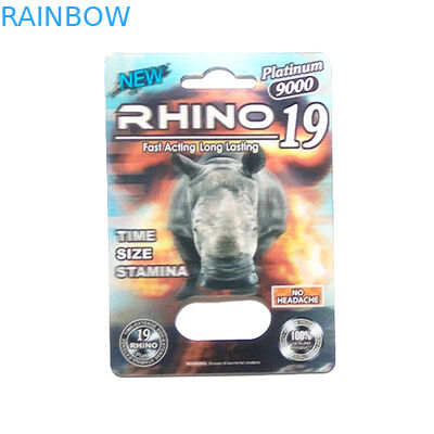 Premier Zen/Nashorn 13 Papierkarten-Gravüren-Druckpremier Zen Sexual pilll Karten der Pillen-Papierkasten-Verpackenblasen-3D