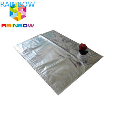 Getränketüllen-Beutel, der Schellfisch-Tasche 3L 5L 10L aseptische kundenspezifisches Druckim Kasten verpackt