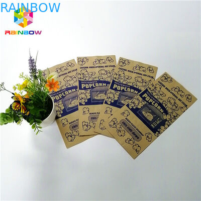 Heißsiegel-Imbiss-Tasche, die biologisch abbaubaren aufbereiteten Snack-Food-Popcorn-Speicher verpackt