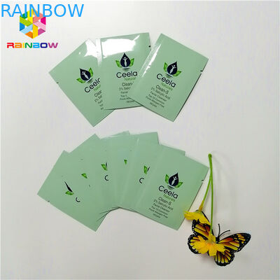 Geruch-Beweis-kosmetische Verpackentasche kundengebundene Größe für medizinische Blumen-Blätter