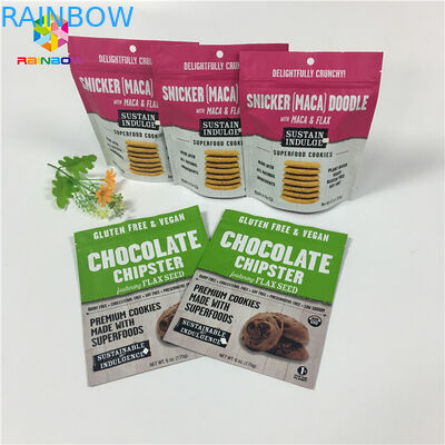 stehen 1 Pfund 12oz oben Taschen mit Reißverschluss, Gewürz-Pulver-Beutel-mit Reißverschluss Mattdrucken