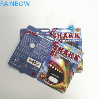 Nashorn-Pillen-Kapsel-Blasen-Verpackenkarten-Schaukarton-männliche sexuelle Leistungs-Verbesserung