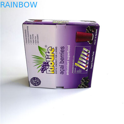 Bereiten Sie den faltbaren verpackenden Papierkasten, kundengebundenen Größen-Anzeigen-Papierkasten für Beeren auf