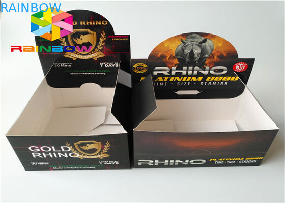 Freundliche Anzeigen-Papierkasten Eco, Geschenk-Verpackungs-Kasten-Zähler-Imbiss-Energieriegel-Verpacken