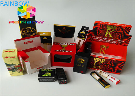 Männlicher Verbesserungs-Getränk-Flaschen-Packpapier-Kasten mit klebendem Aufkleber-Aufkleber