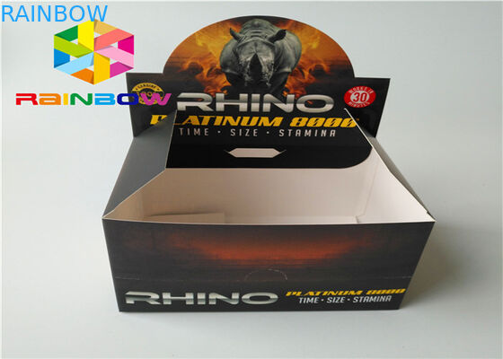 Mischungs-Farbpapierkasten-verpackender gewölbter faltbarer heißer stempelnder Prägungsprozeß