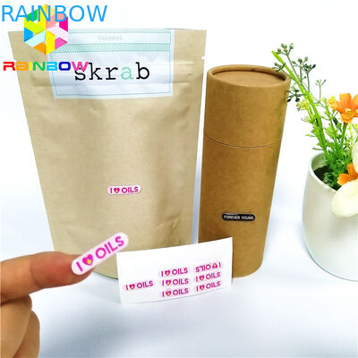 Materieller Psychiaters-Epoxidärmel beschriftet Offsetdruck mit gestempelschnittener gerader Ecke