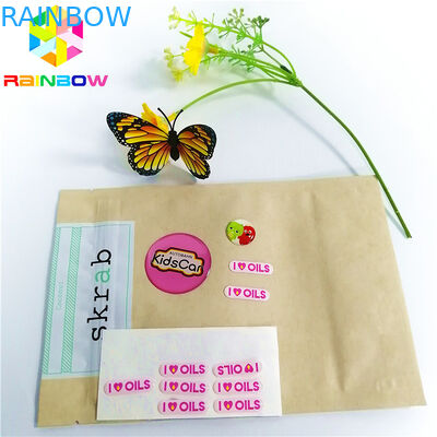 Materieller Psychiaters-Epoxidärmel beschriftet Offsetdruck mit gestempelschnittener gerader Ecke