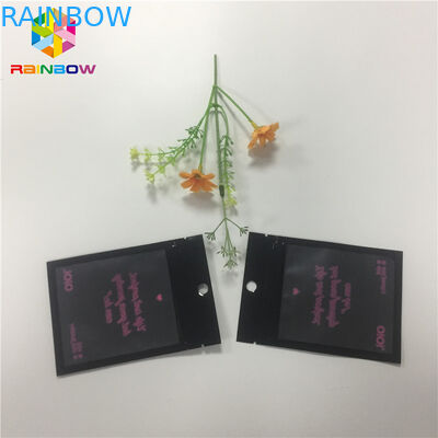 Heißes versiegelt Folien-Verpackentaschen-kundenspezifisches Drucken ein klares transparentes Seitenwiederversiegelbares