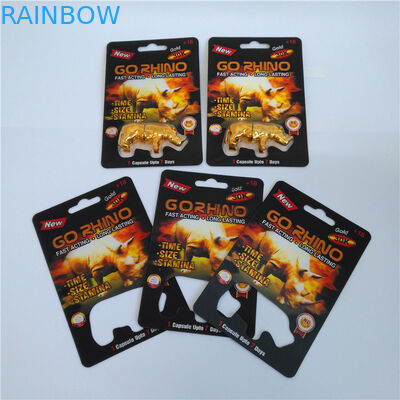 Das Hardware-Verwendungs-Blasen-Karten-Verpacken geht NASHORN Loch-Kapsel-Behälter-Recyclingpapier