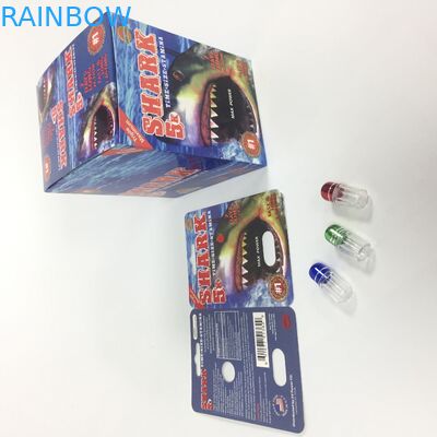 Männliches Dia-Plastikabdeckungs-Flasche des Verbesserungs-Pillen-Blasen-Karten-Verpackungs-Nashorn-69