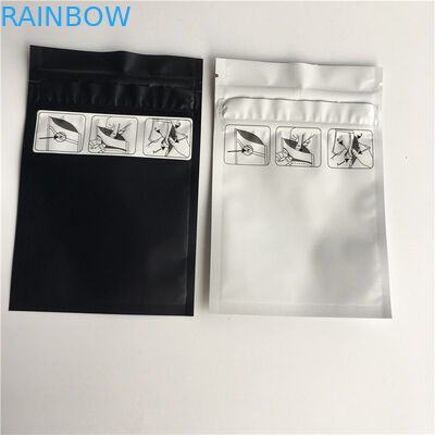 Aluminiumfolie-gezeichnete Beutel kindersicherer Heißsiegel-Verpackentaschen-Reißverschluss Druck-Plastik