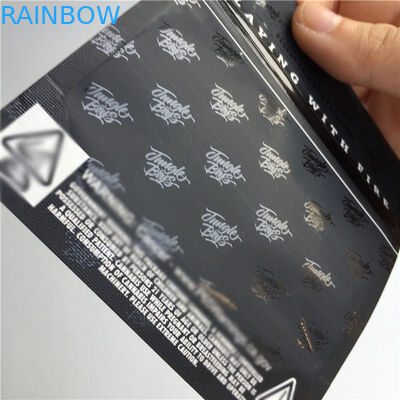 Aluminiumfolie-gezeichnete Beutel kindersicherer Heißsiegel-Verpackentaschen-Reißverschluss Druck-Plastik