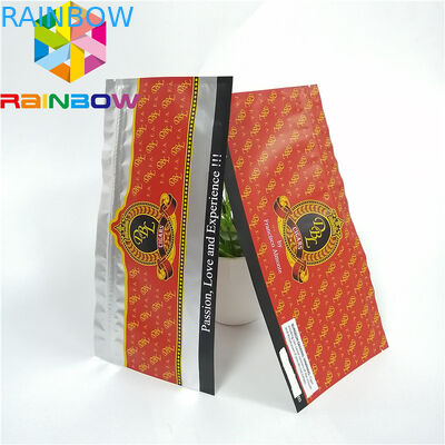 Wiederversiegelbare Plastikbeutel mit Reißverschluss, die klaren ganz eigenhändig geschrieben bereiften Zigarren-Nahrungsmittelspeicher verpacken